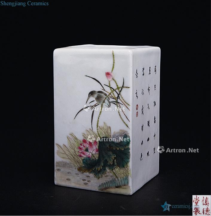 Qing ShenDeTang system Powder wariety pen container