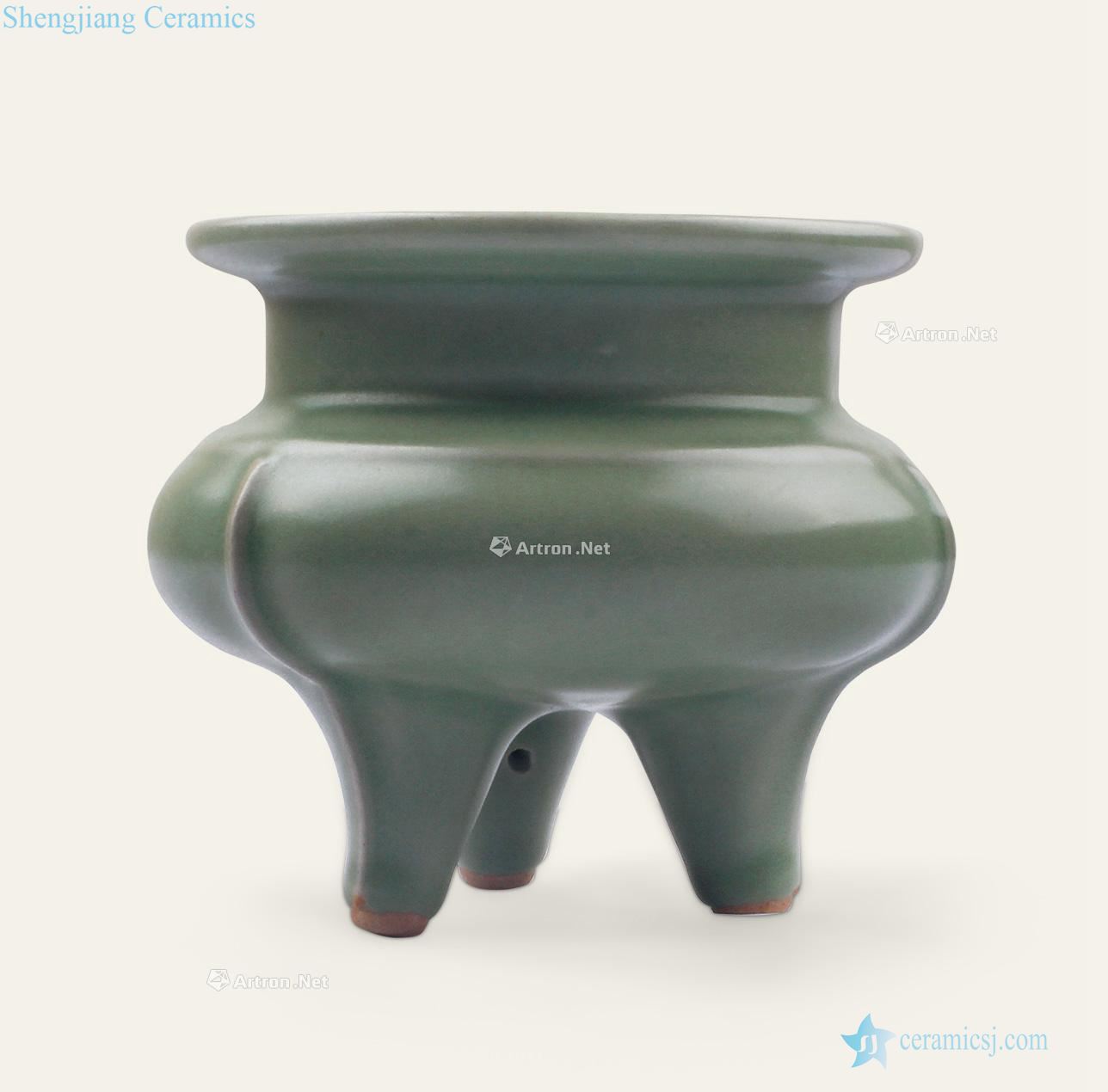 The song dynasty Your kiln three-legged incense burner