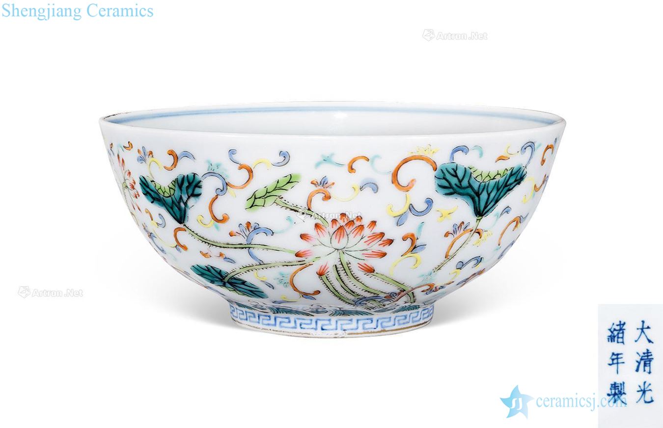 Clear pastel flowers spinning bowl