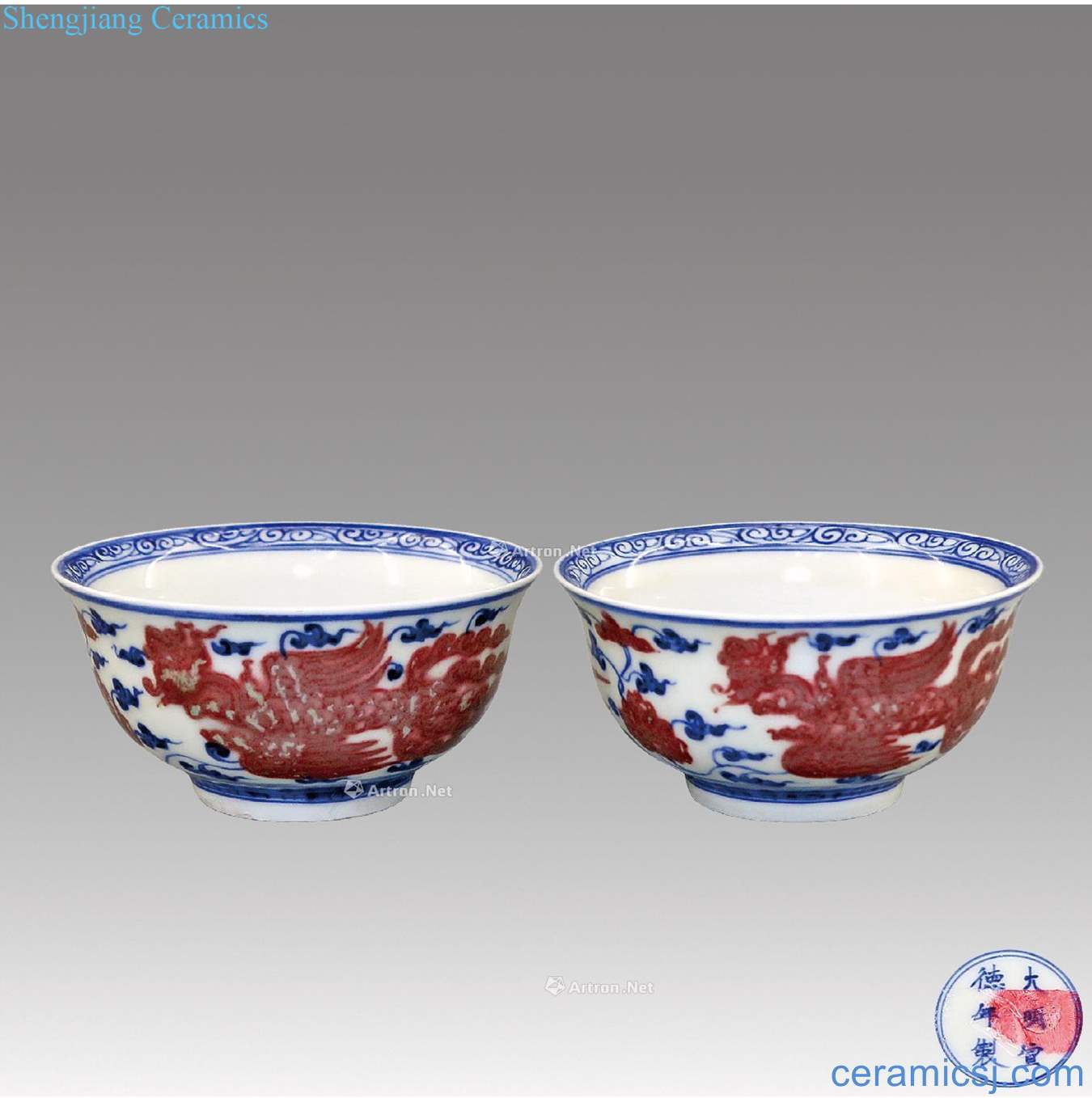Xuande blue youligong chicken dishes