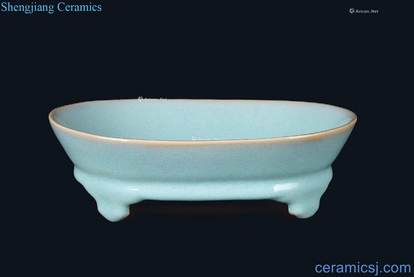The song dynasty Your kiln narcissus plate