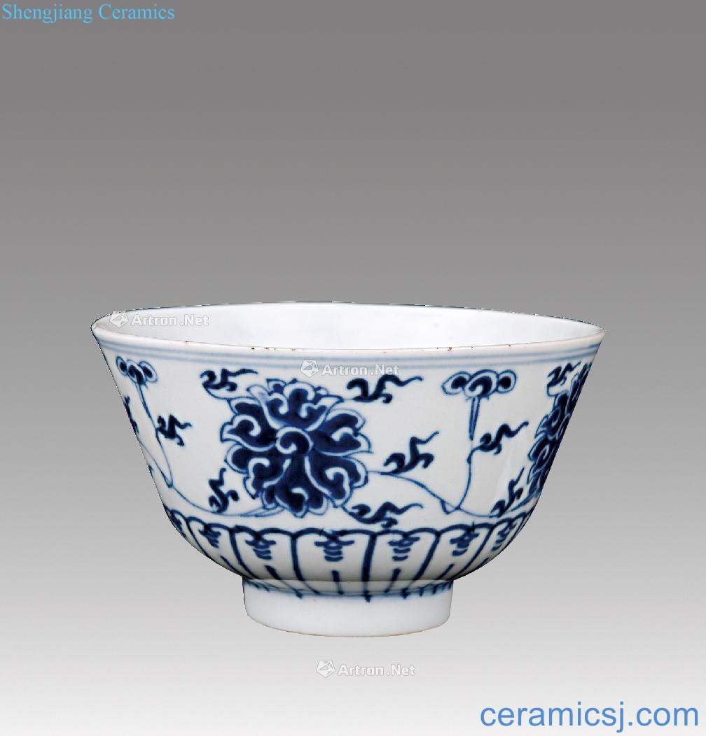 Guangxu in the qing dynasty Blue and white bowl