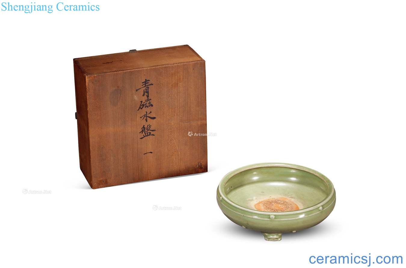 Ming Longquan celadon glaze nail washing drum