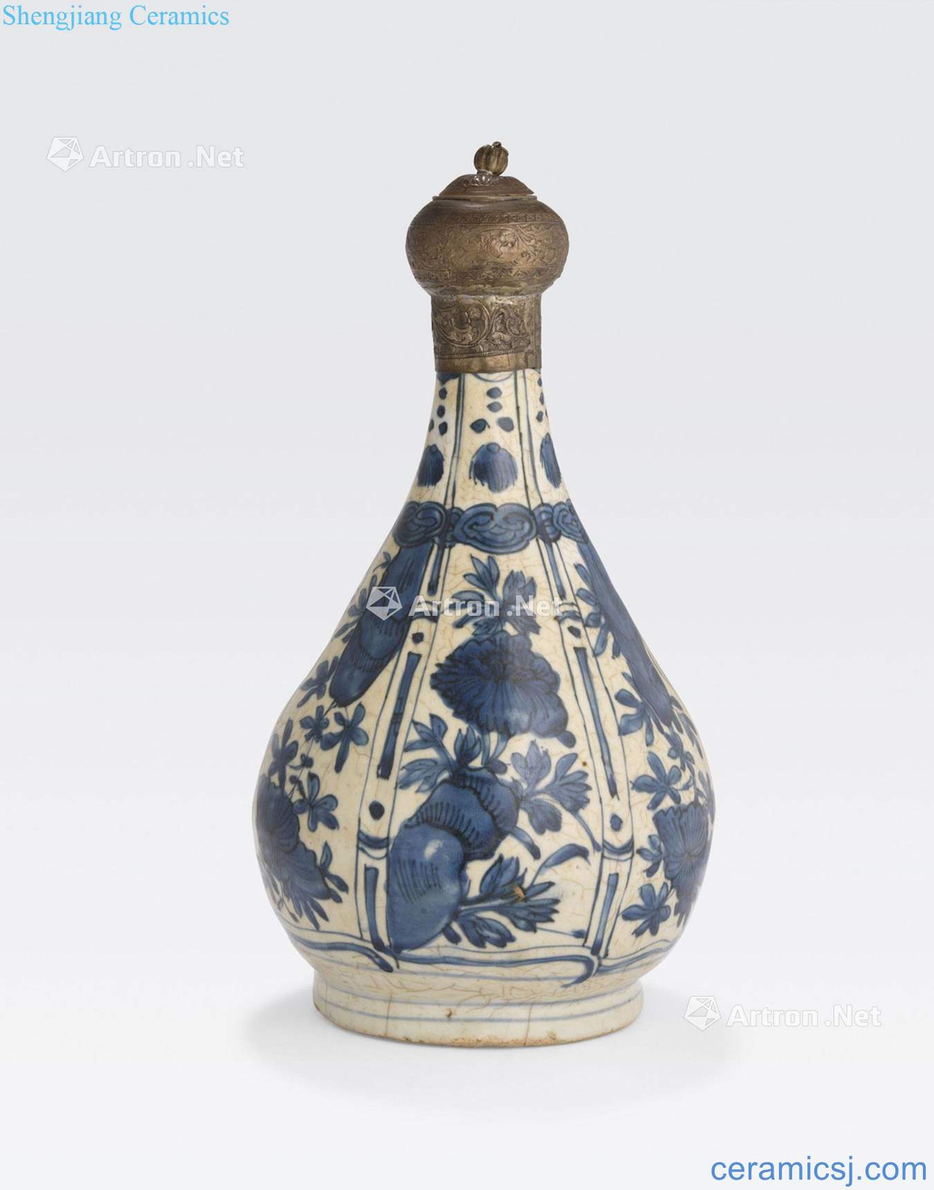 Newest Ming dynasty A BLUE AND WHITE KRAAK PORCELAIN BOTTLE