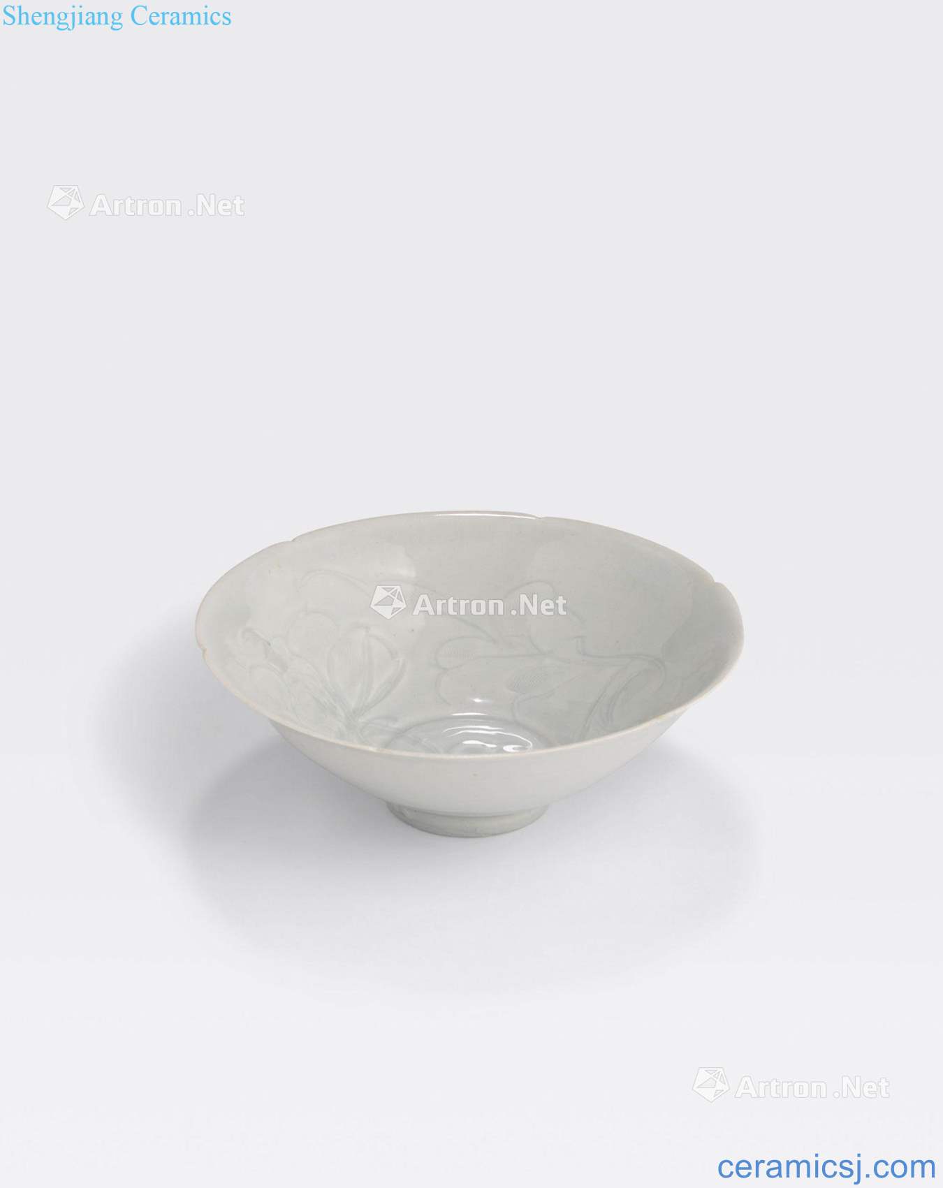 Southern Song dynasty, 12 th/13 th Century A QINGBAI FOLIATE - RIMMED BOWL