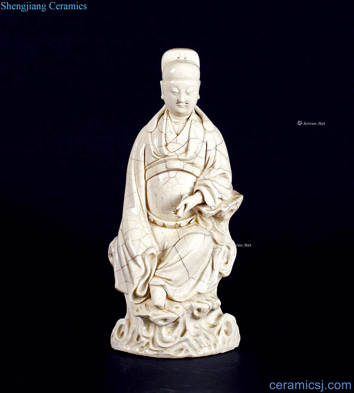 Dehua kiln permit Ming's statue