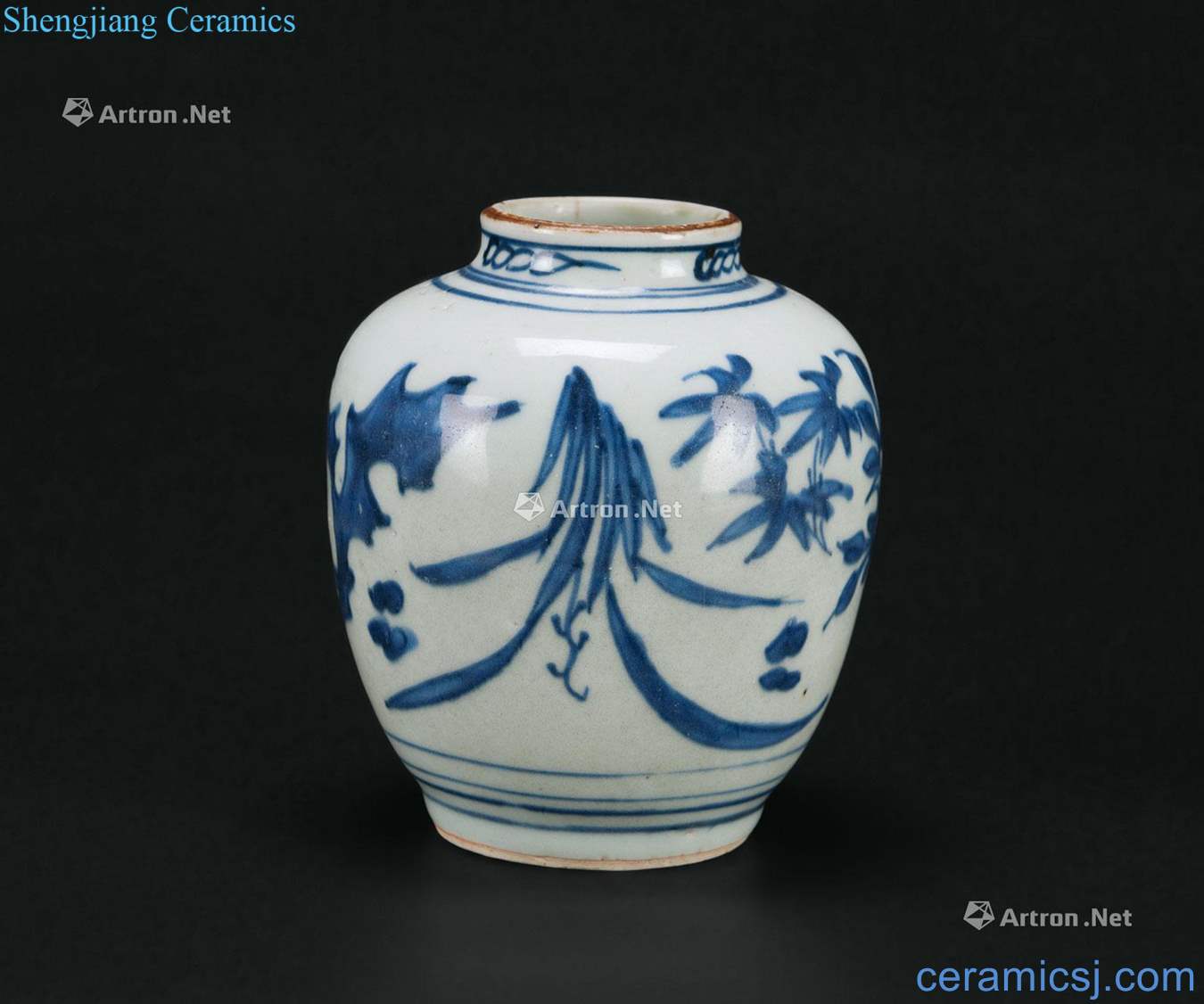 Ming blue and white "and" the small pot