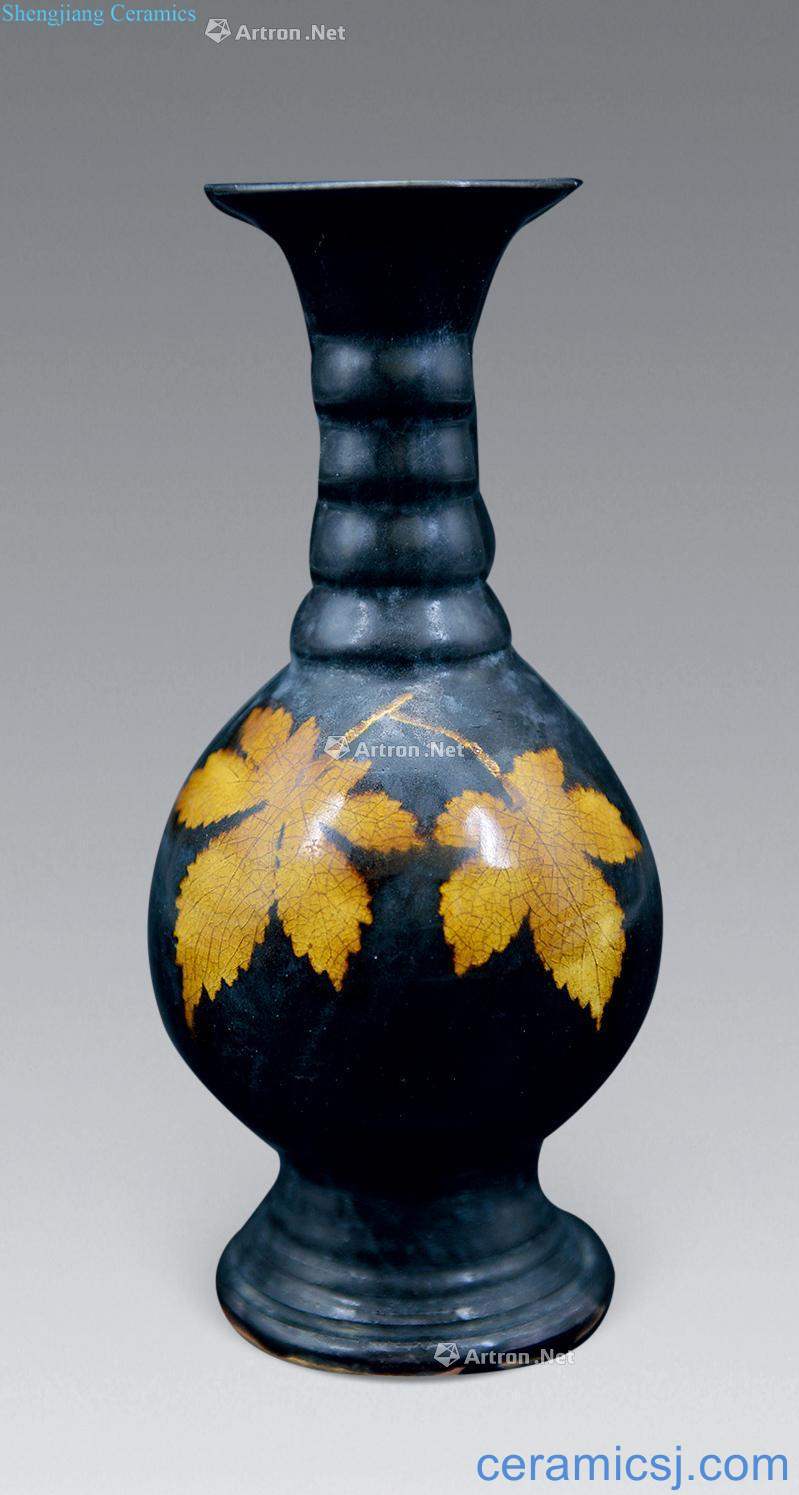 The song dynasty Jizhou kiln konoha model rotary flask