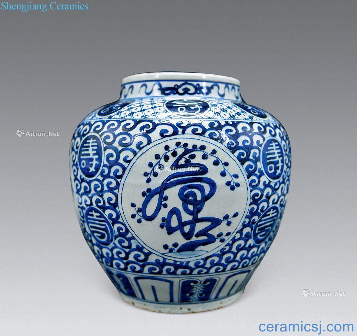 Qing porcelain medallion live corning cans