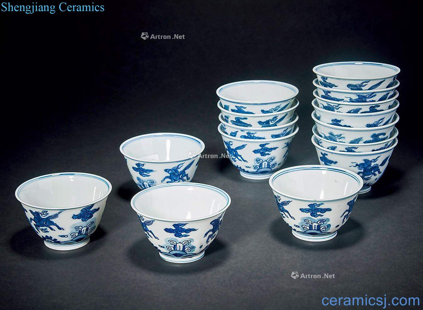 qing Blue and white bowl even box (15)