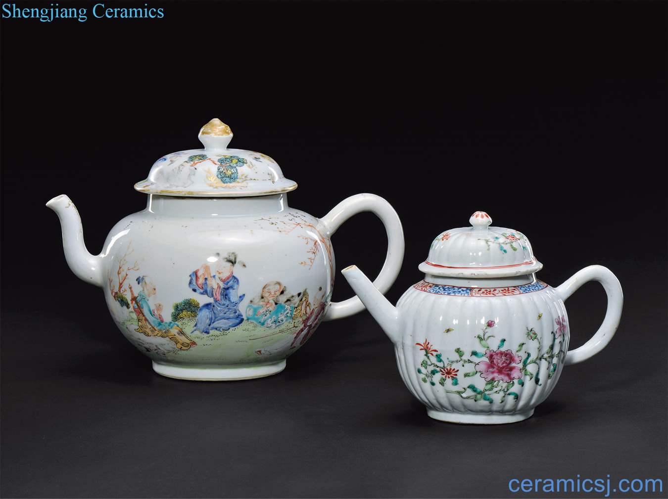 Qing qianlong enamel kettle (two)