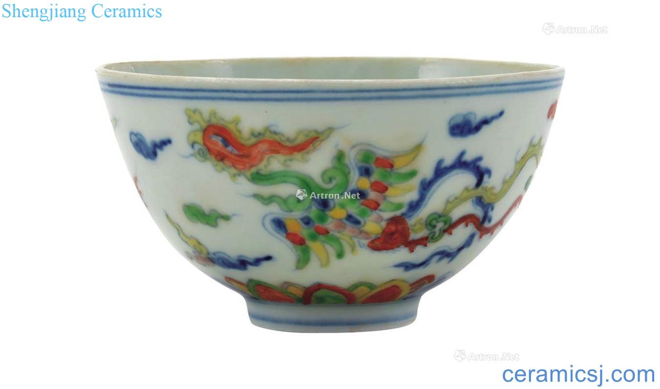 chenghua Fight colourful feng green-splashed bowls (a)