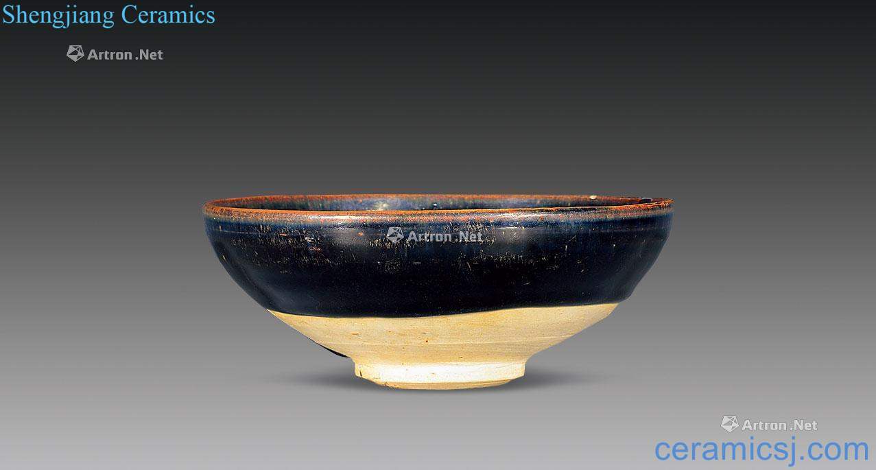 Ming Magnetic state kiln black glaze bowls