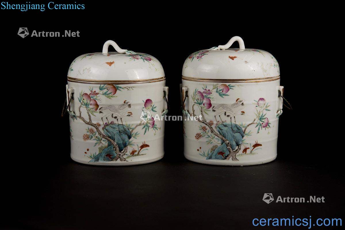 Dajing powder enamel lid tank (a)