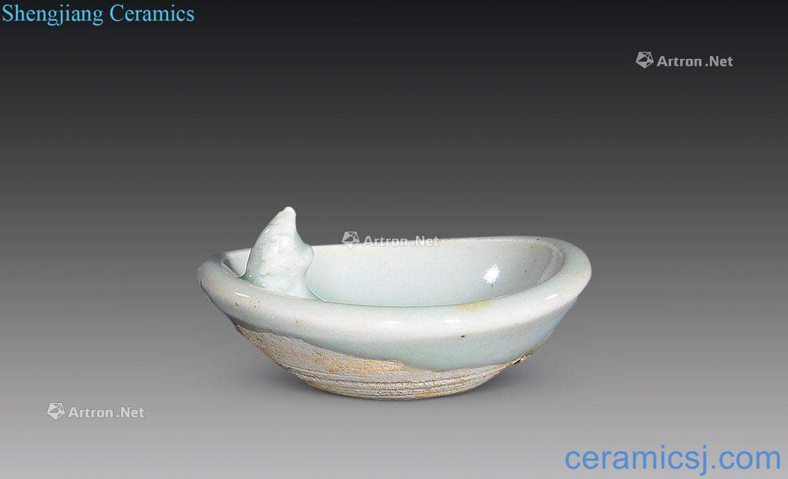 Ming CuiQing glaze oil lamp
