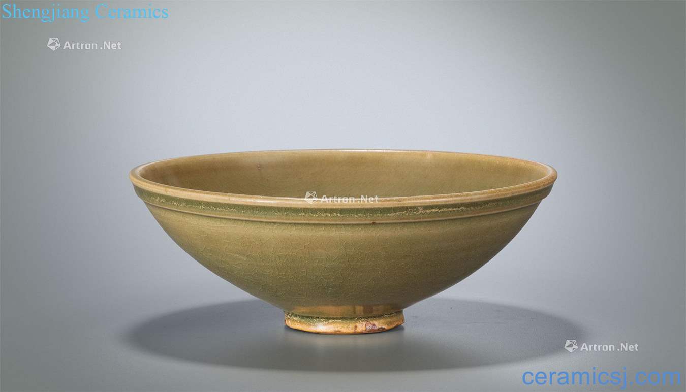yuan Yao state kiln carved lotus pattern dai li type large bowl