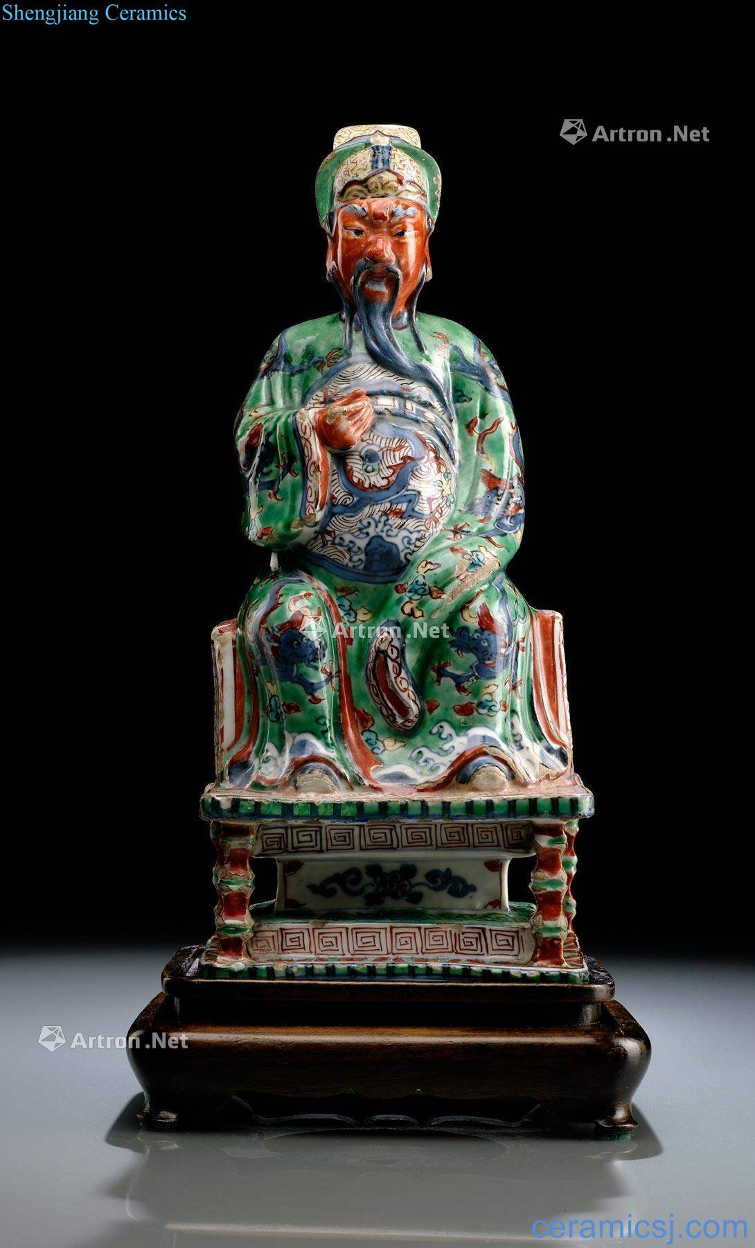 Ming wanli Colorful cave close emperor throne