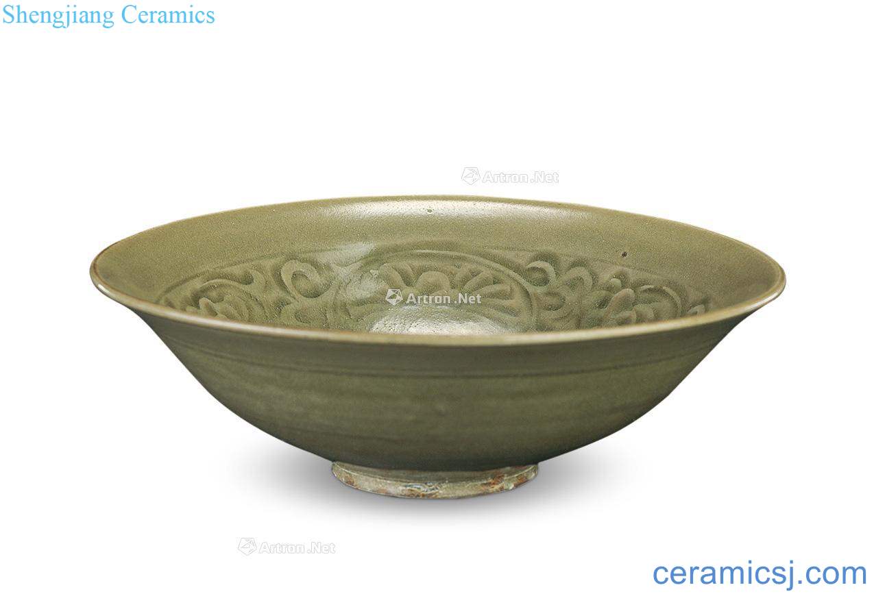 The song dynasty Yao state kiln carved bowl