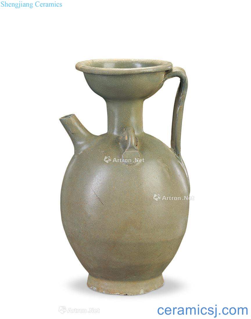 The song of the kiln green glaze ewer