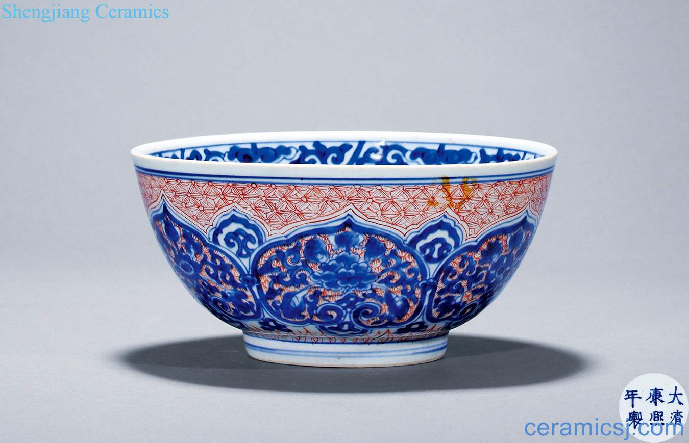 The qing emperor kangxi porcelain ruyi lotus pattern bowl