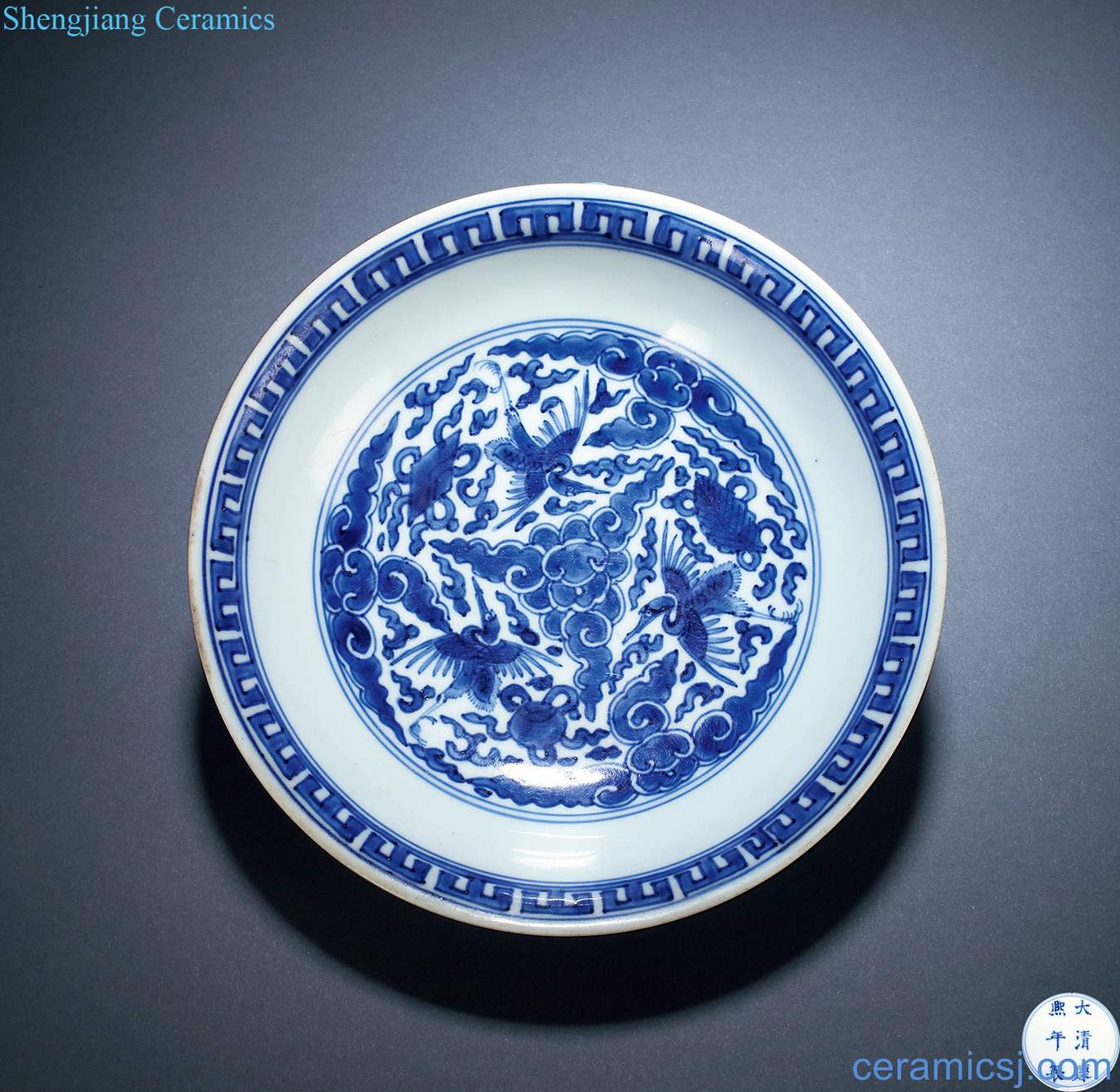 The qing emperor kangxi Blue and white James t. c. na was published treasure bowl