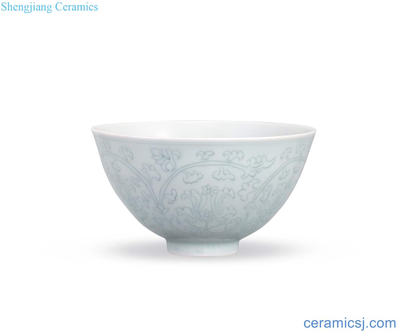 in Holly glaze dark moment treasure flower green-splashed bowls