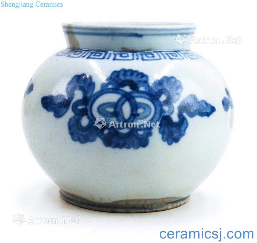 Chosun dynasty (1394-1897) blue and white pot