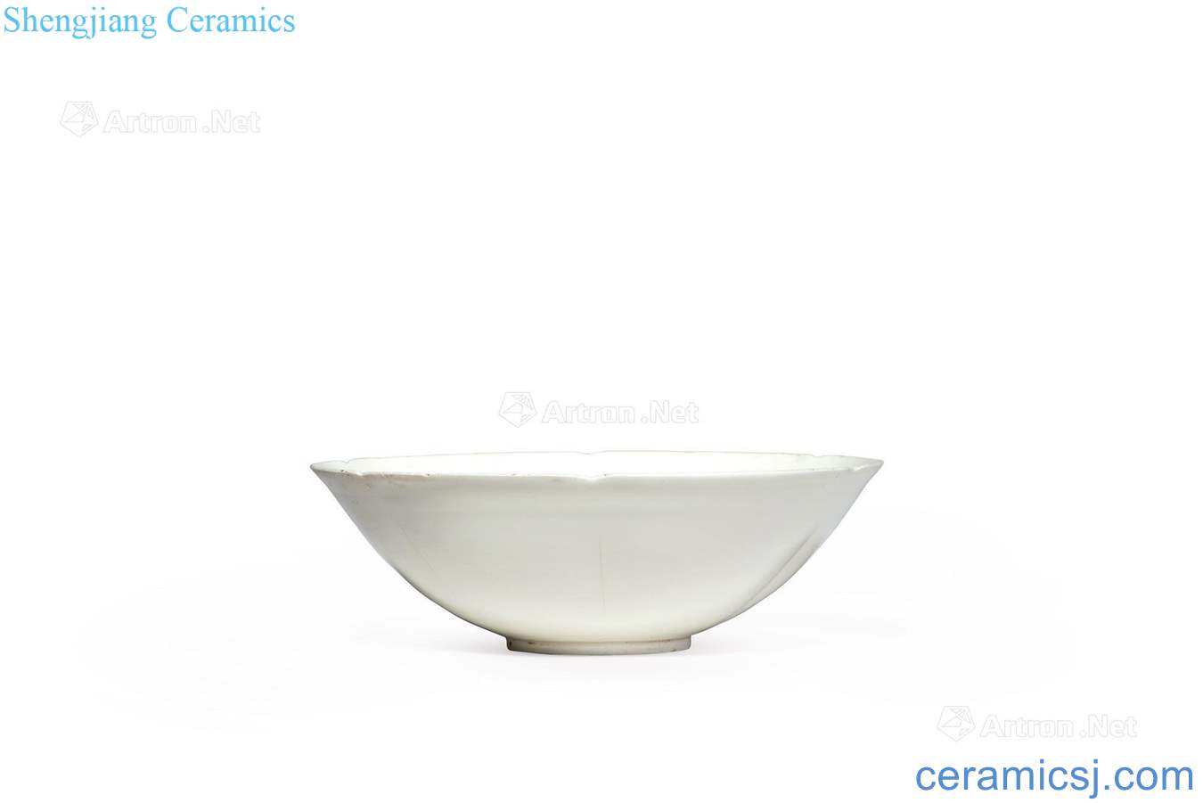 The song kiln craft flower mouth Pisces green-splashed bowls