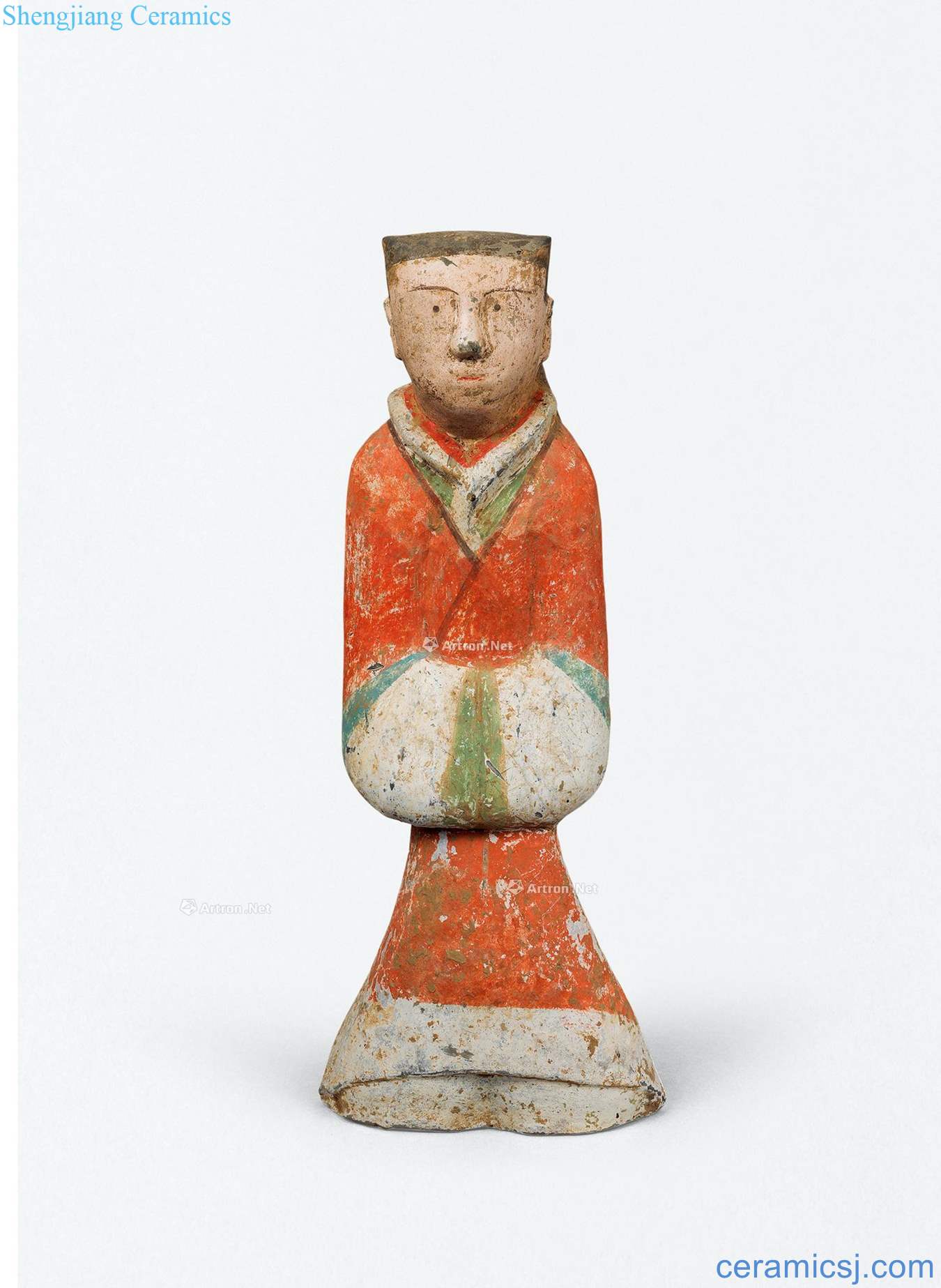 Han dynasty painted figurines