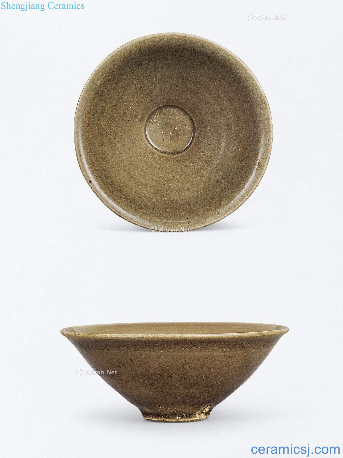 Northern song dynasty - gold - Yao state green glazed hat to light (a)
