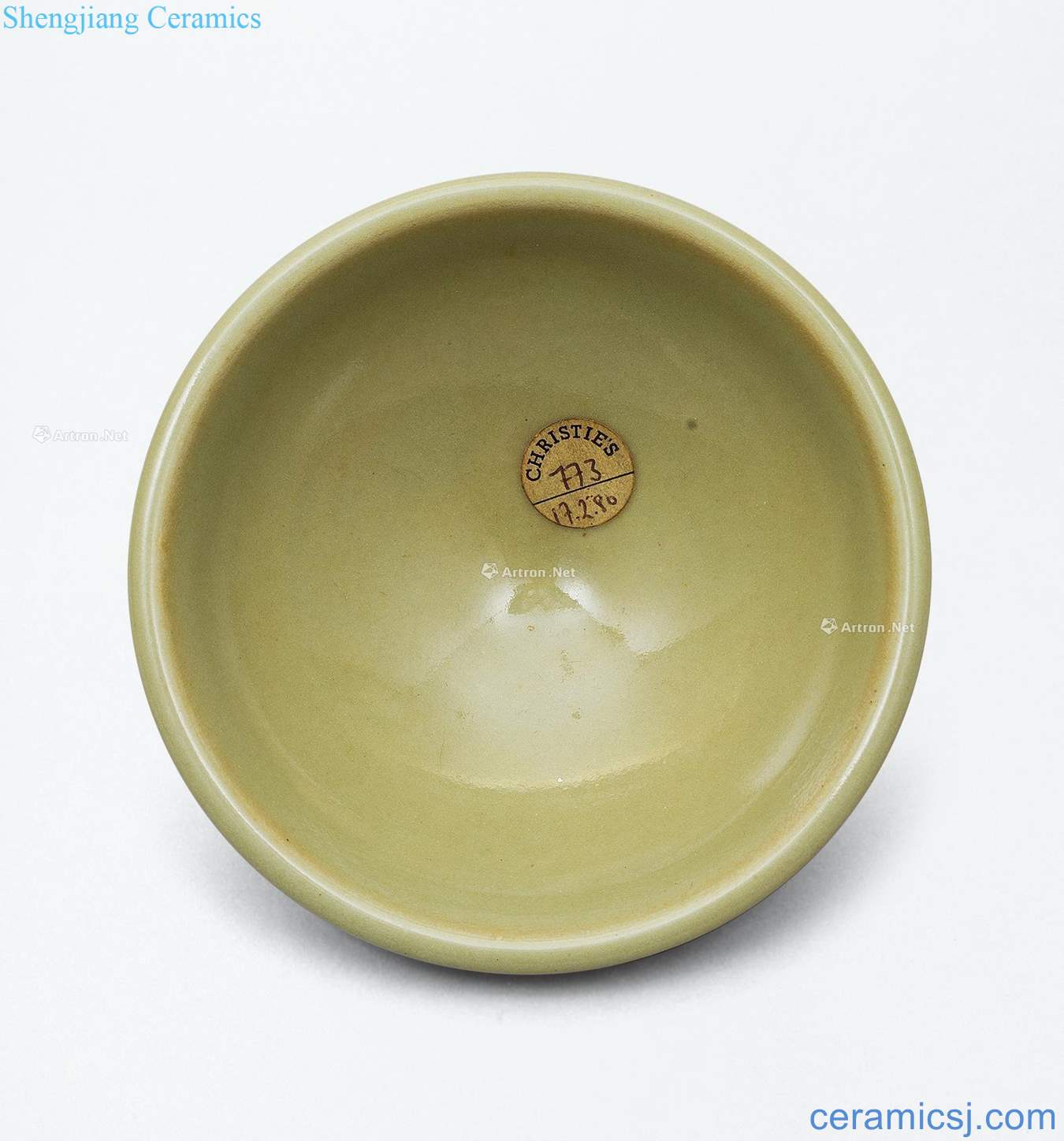 Northern song dynasty Yao state kiln green glaze surface light