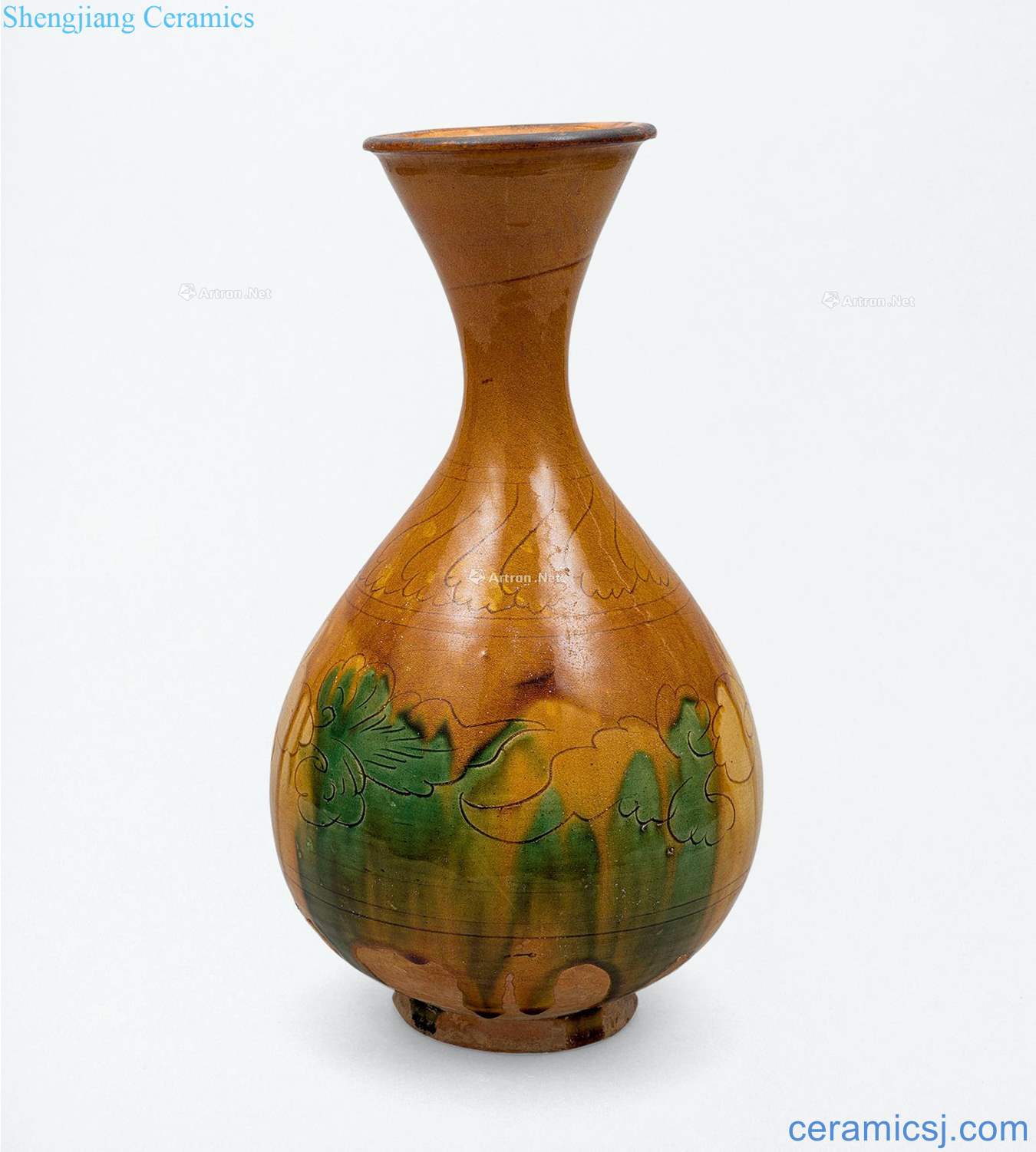 Liao dynasty Three-color okho spring bottle