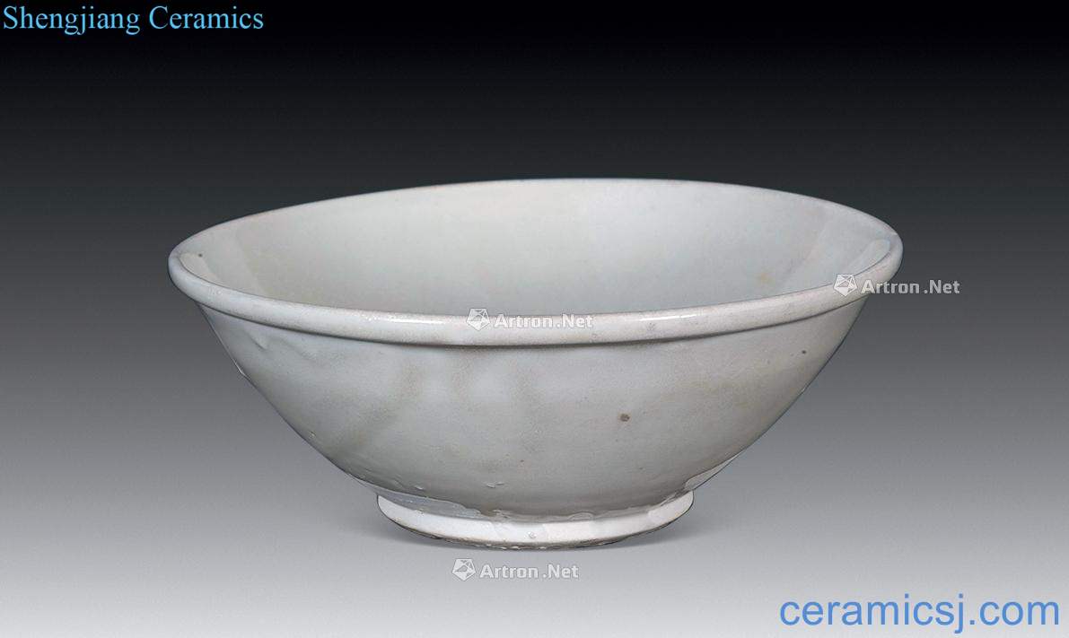 The five dynasties kiln white glazed bowl