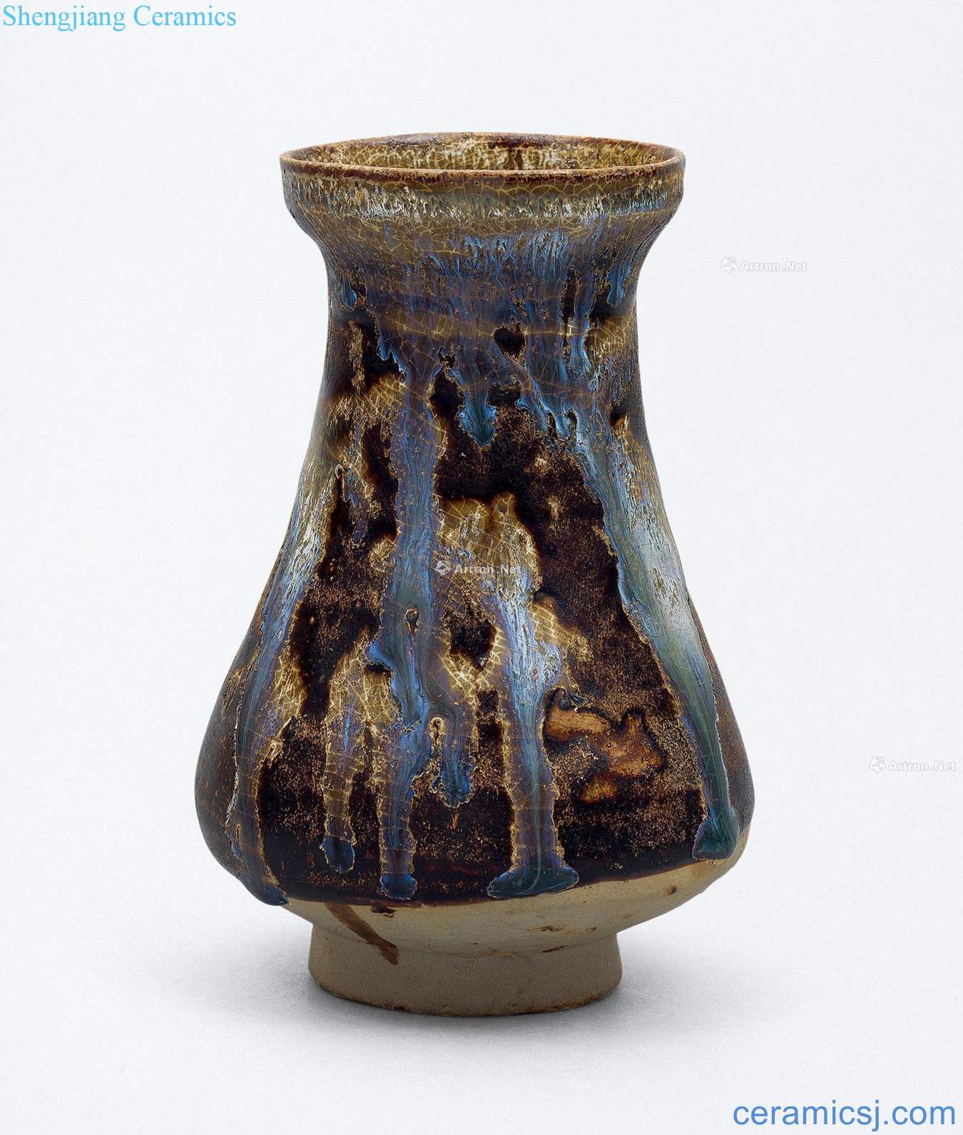 The southern song dynasty xiba kiln kiln net bottles