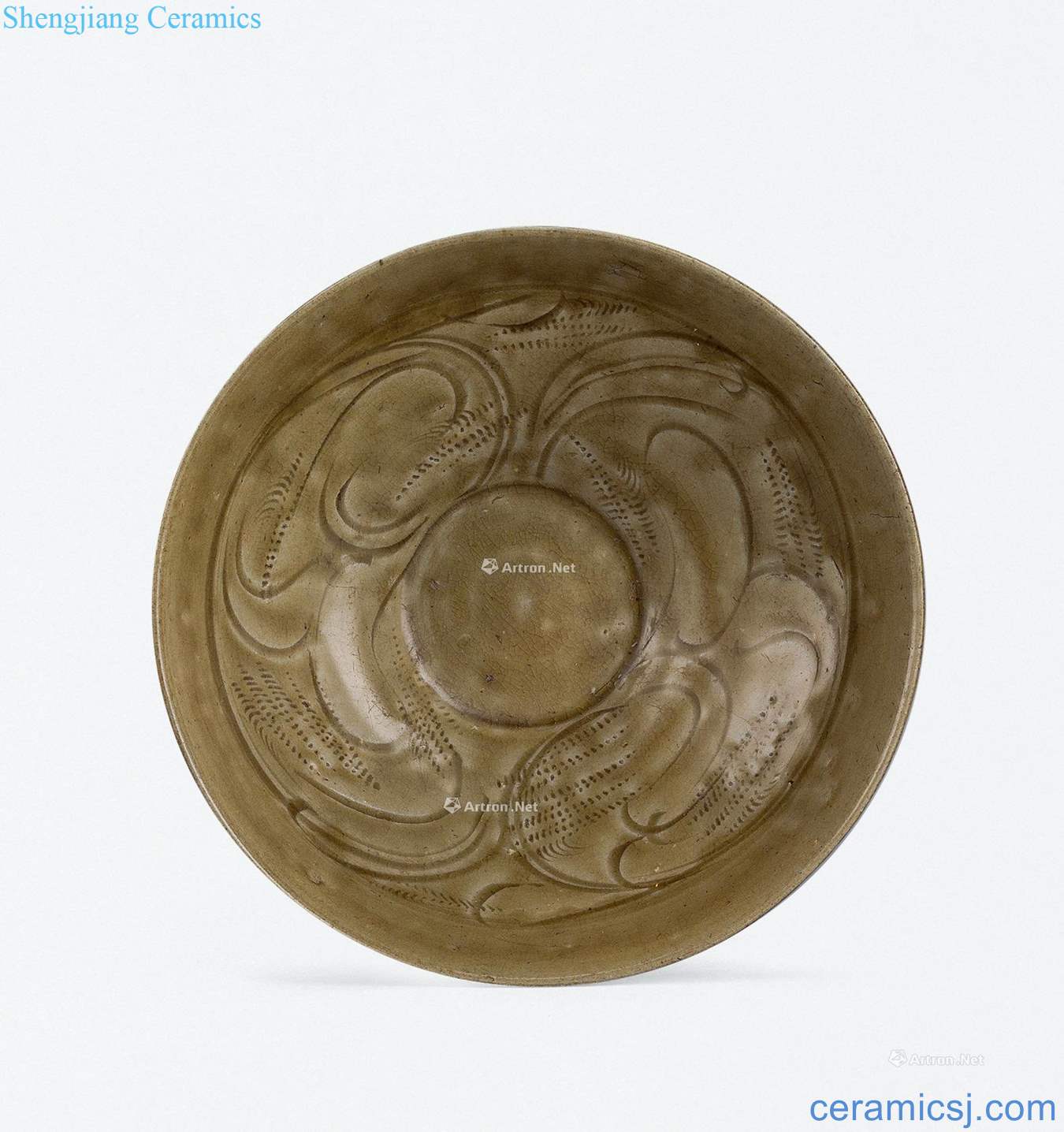 In the northern song dynasty kiln carved bowl