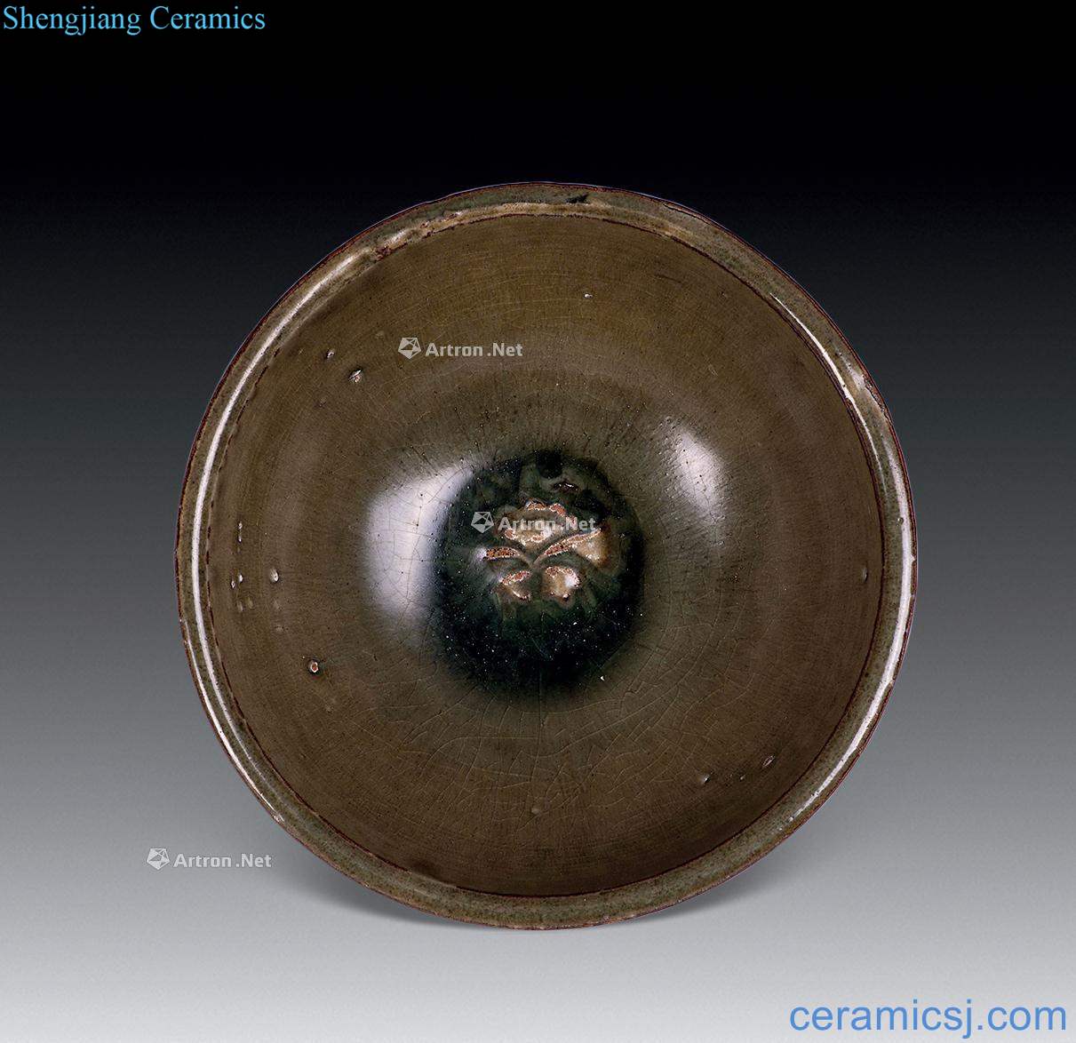 yuan Qiong green glazed bowl