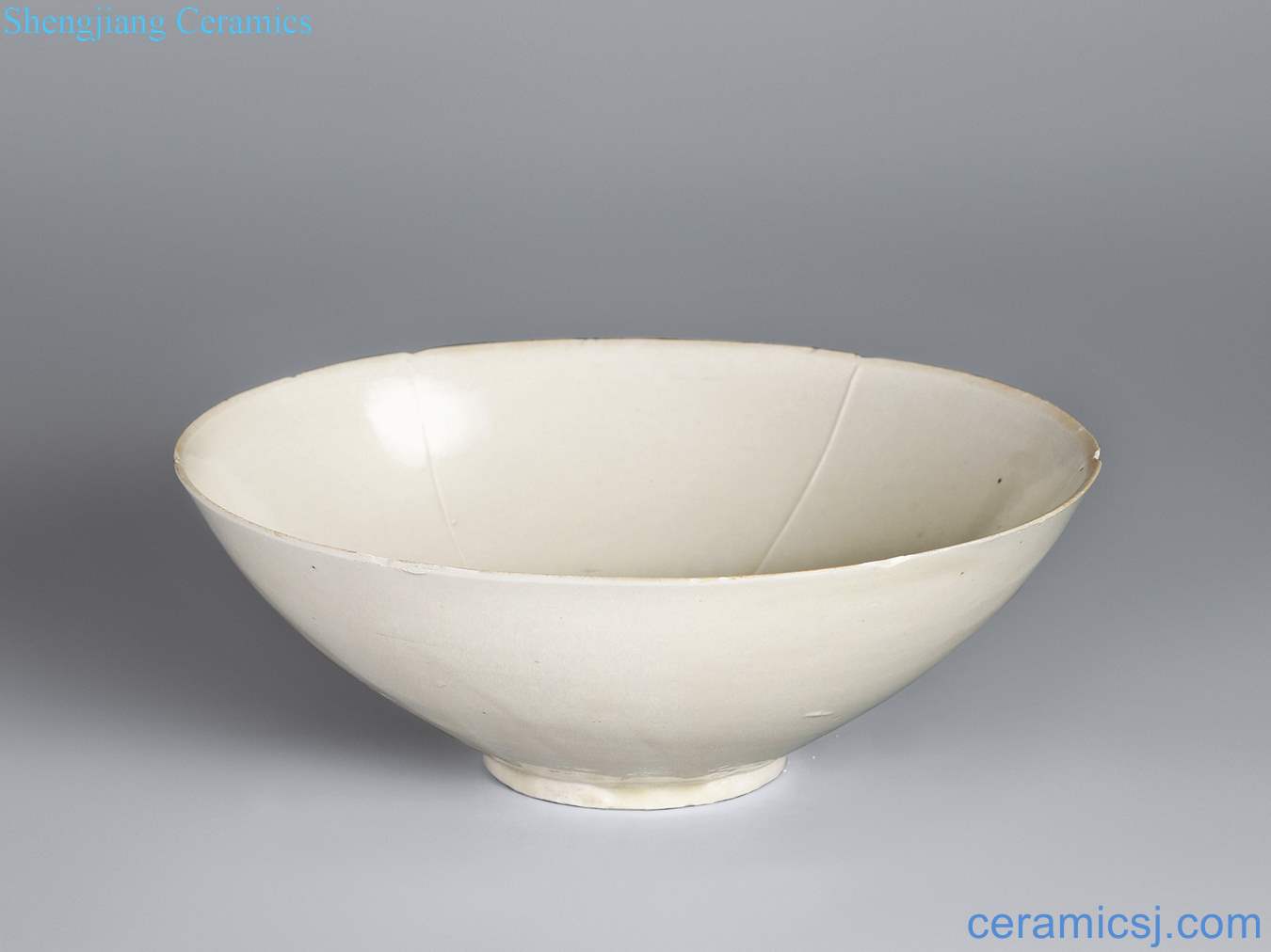 Gold (1115-1234), kiln craft score flowers mouth bowl LianHe lines