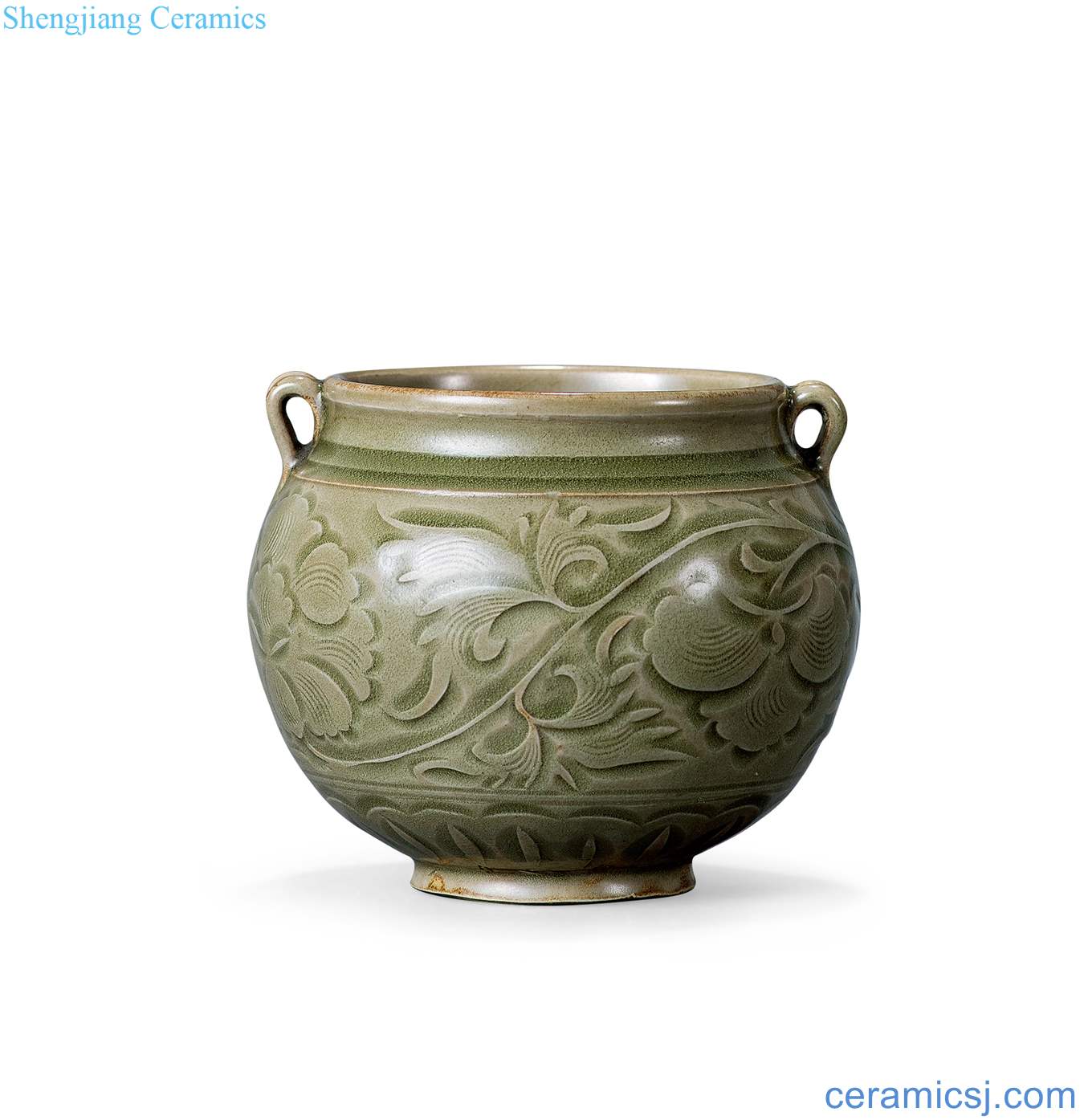 Northern song dynasty Yao state kiln hand-cut cans