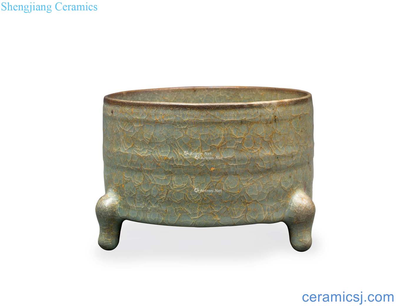 The song dynasty Your kiln bowstring grain furnace with three legs
