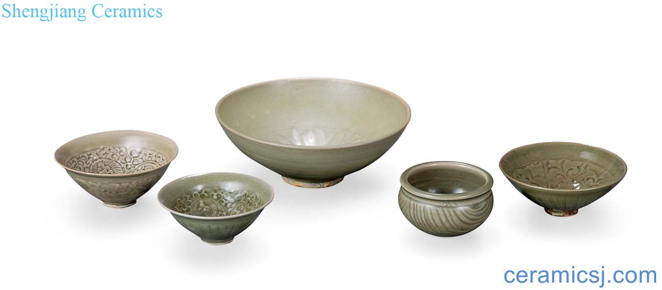 Song/gold Kiln bowl four pieces and yao yao states kiln port a