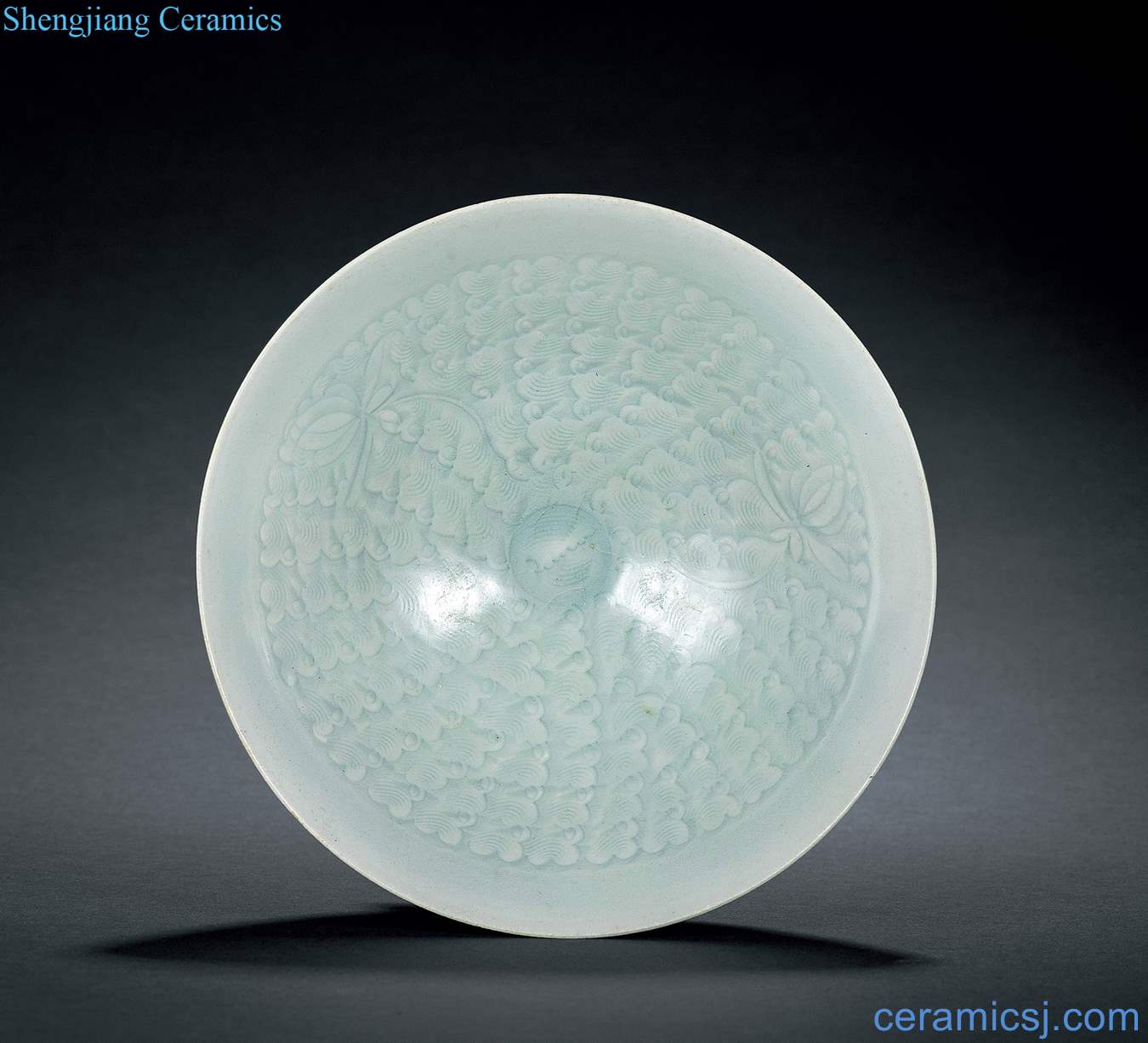 Northern song dynasty blue lotus pattern bowl