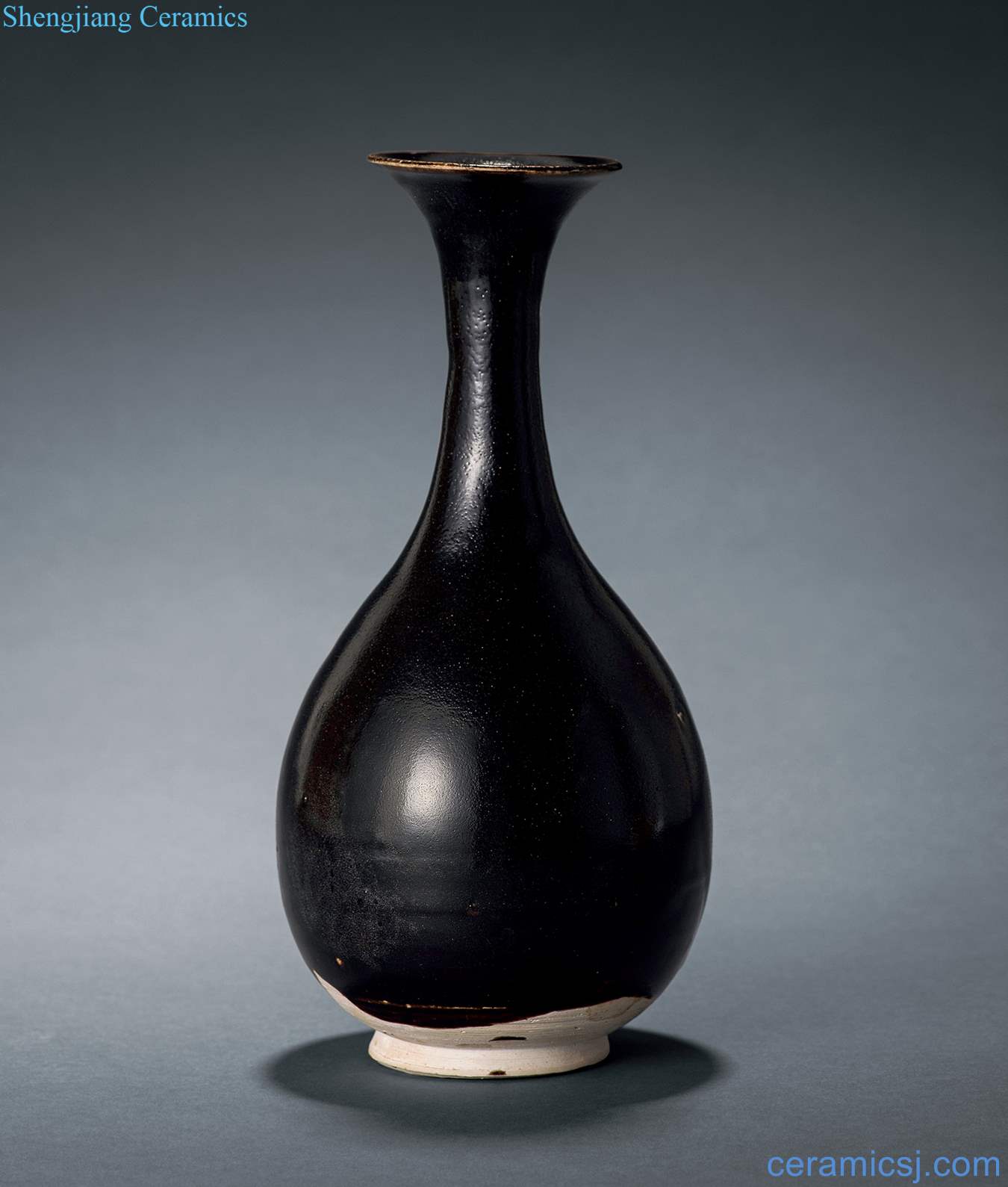 Northern song dynasty The black glaze okho spring bottle