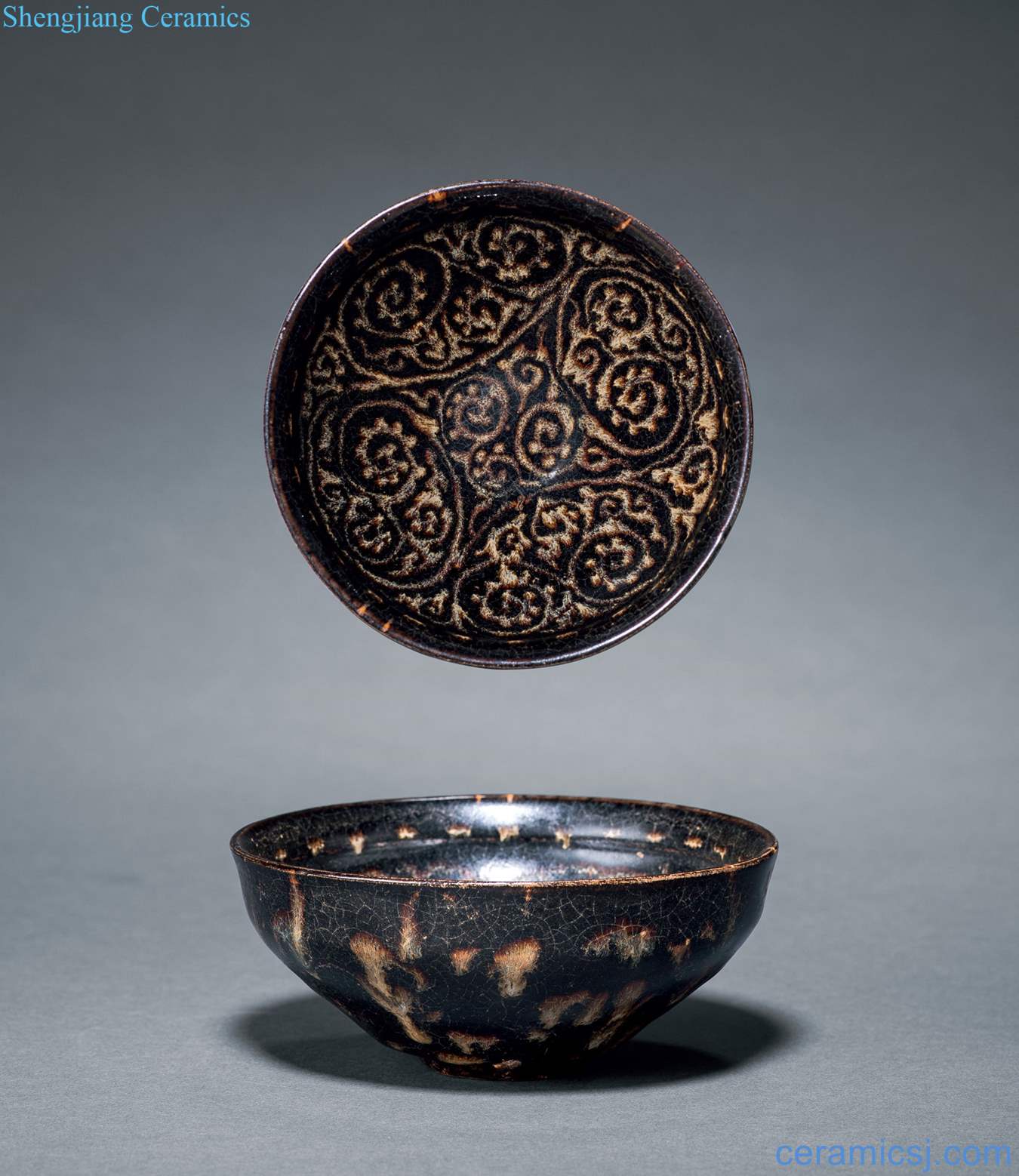 The southern song dynasty Jizhou kiln bowl