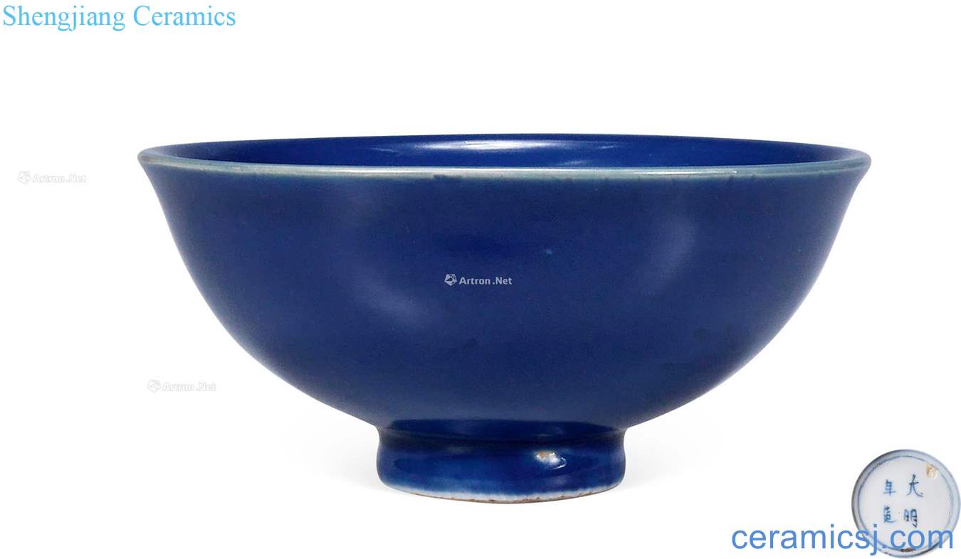 Big blue glazed bowl next year