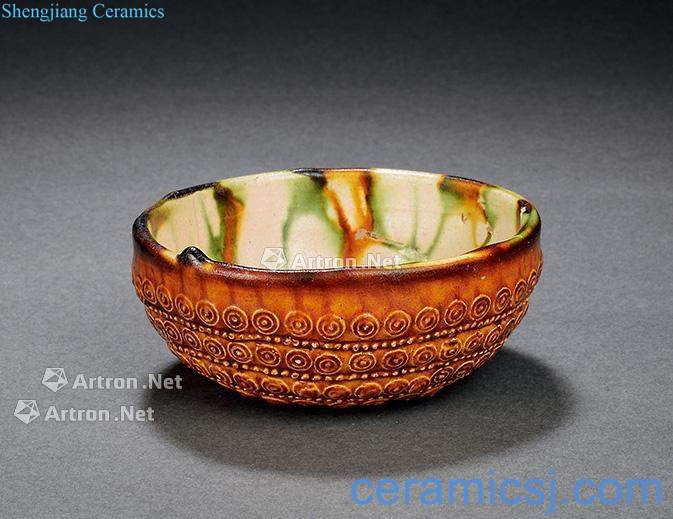 The tang dynasty Three-color printing bowl