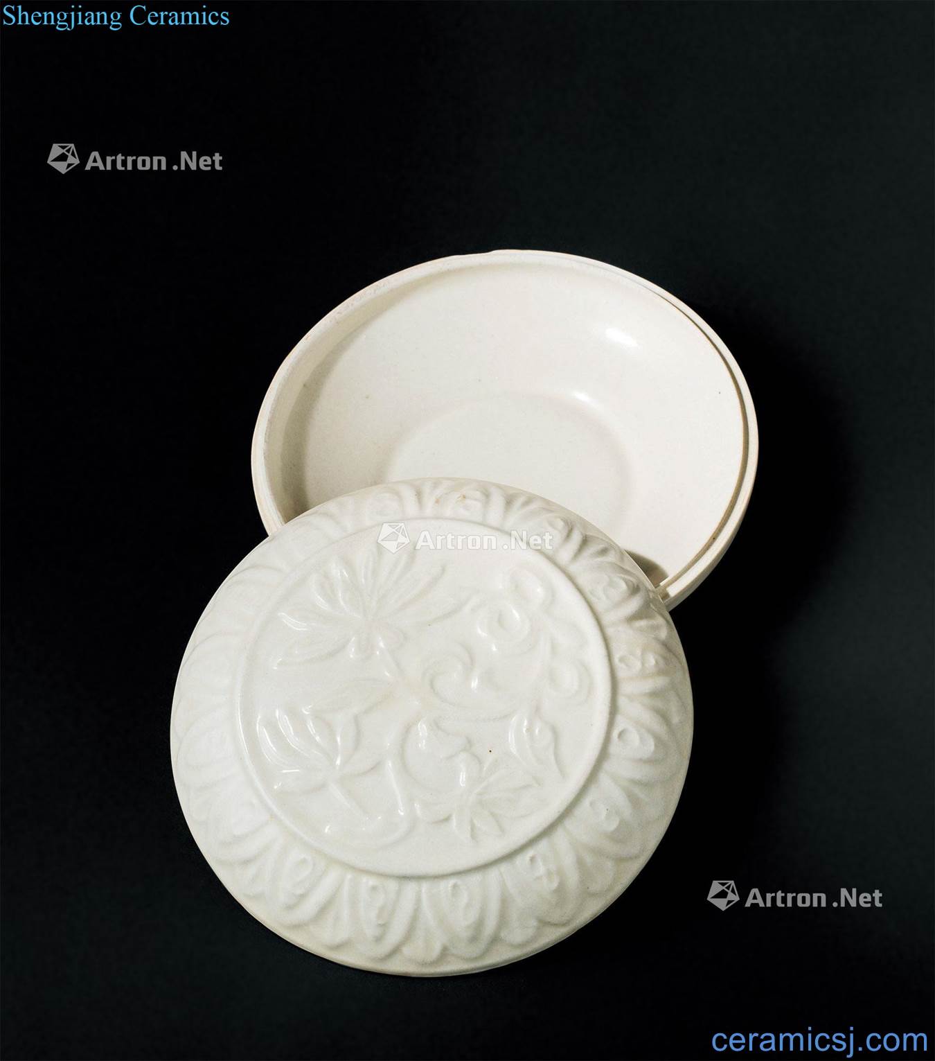 Jin (1115-1234), lotus pattern white porcelain kiln cartridges