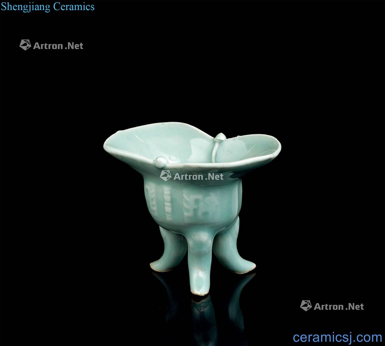 The yuan dynasty, Ming dynasty (1271-1644) celadon goblet