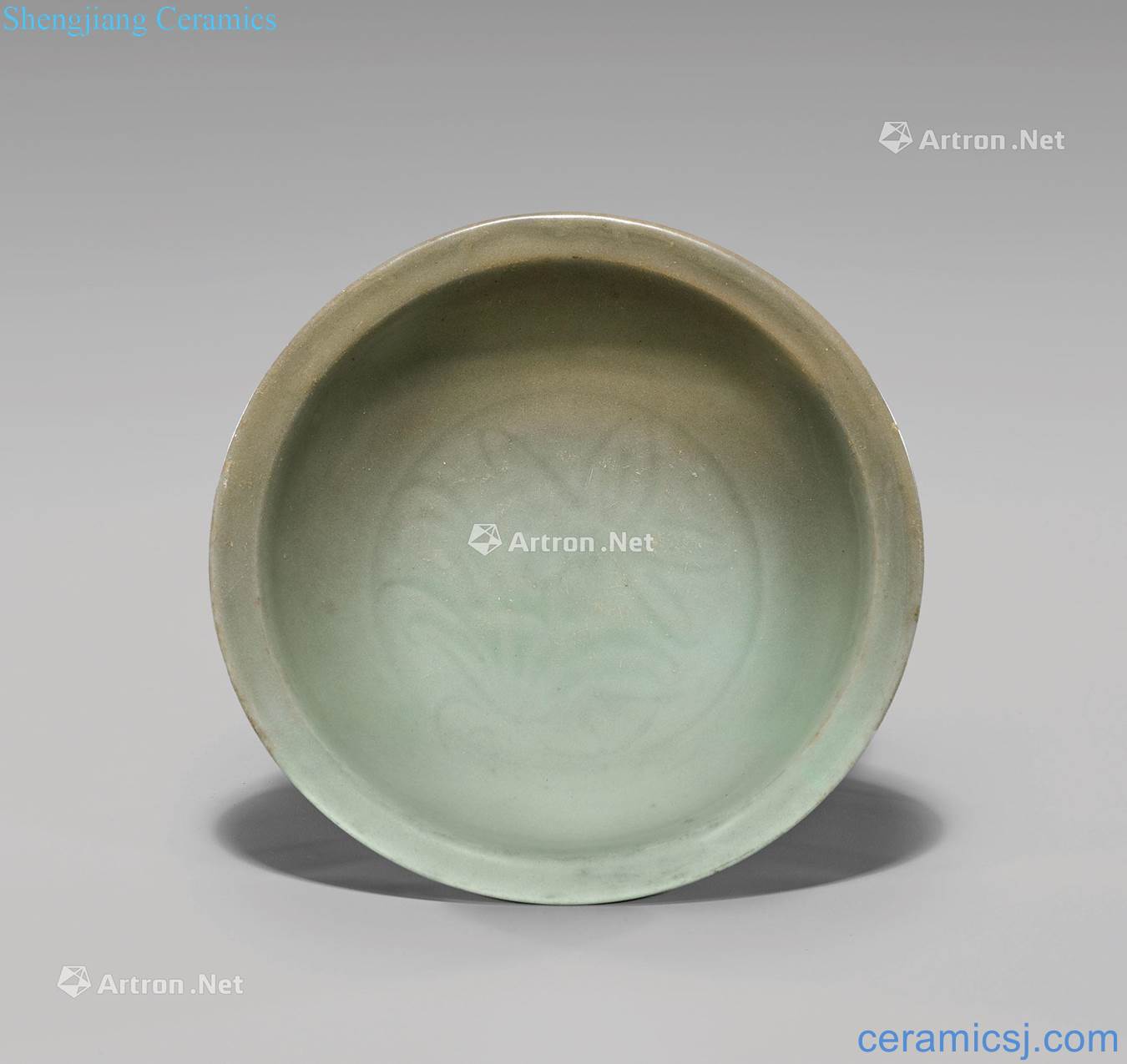 The Ming dynasty Longquan celadon chrysanthemum petals bowl