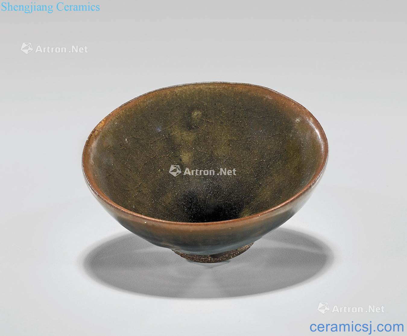 The song dynasty tea glazed pottery,