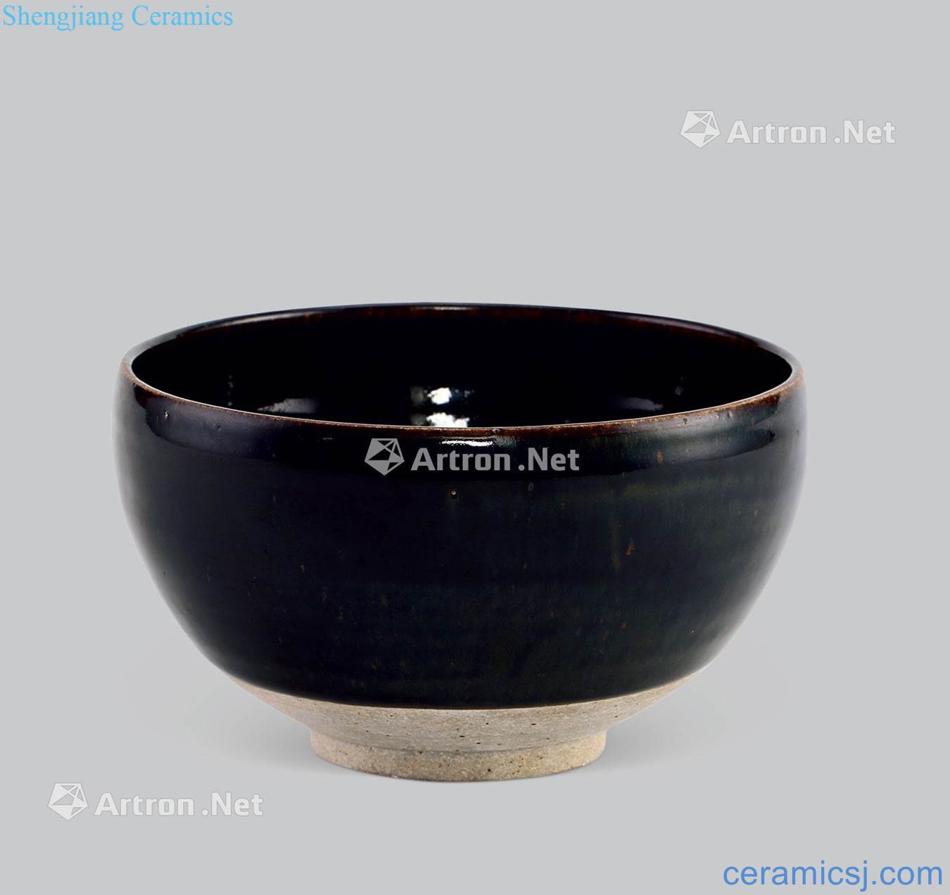 yuan Magnetic state kiln black glaze bowls
